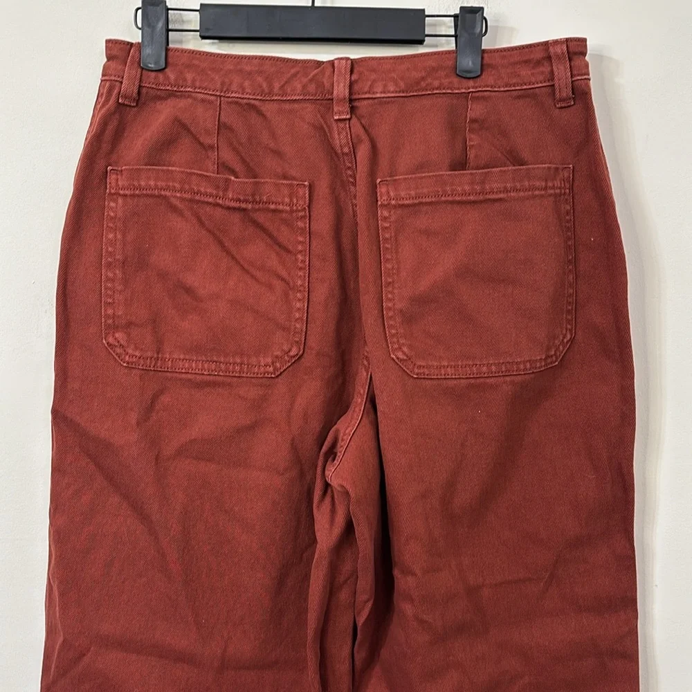 Universal Thread Rust Wide Leg Pants - Picture 8 of 11